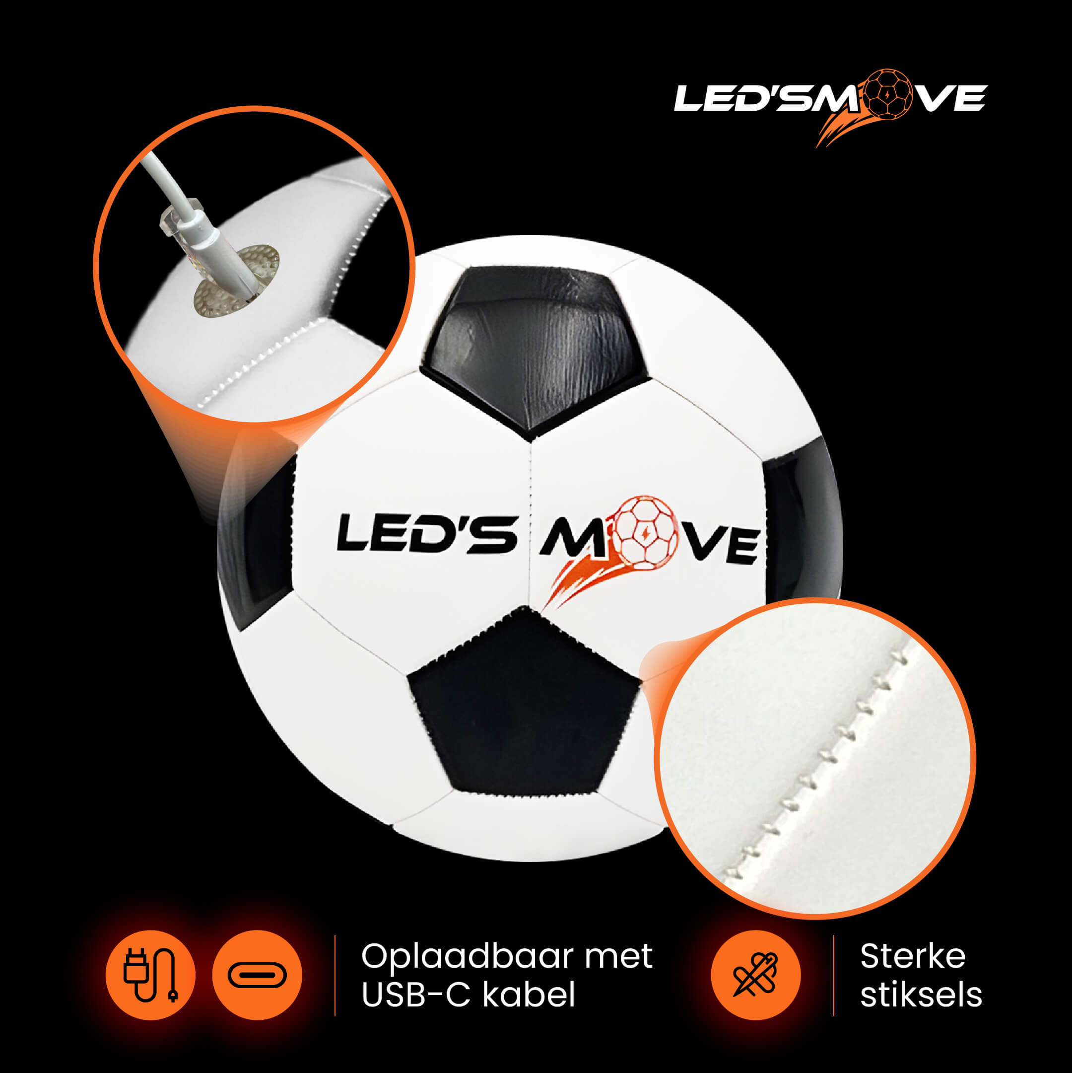 Lichtgevende Voetbal LedsMove ™ - LedsMove