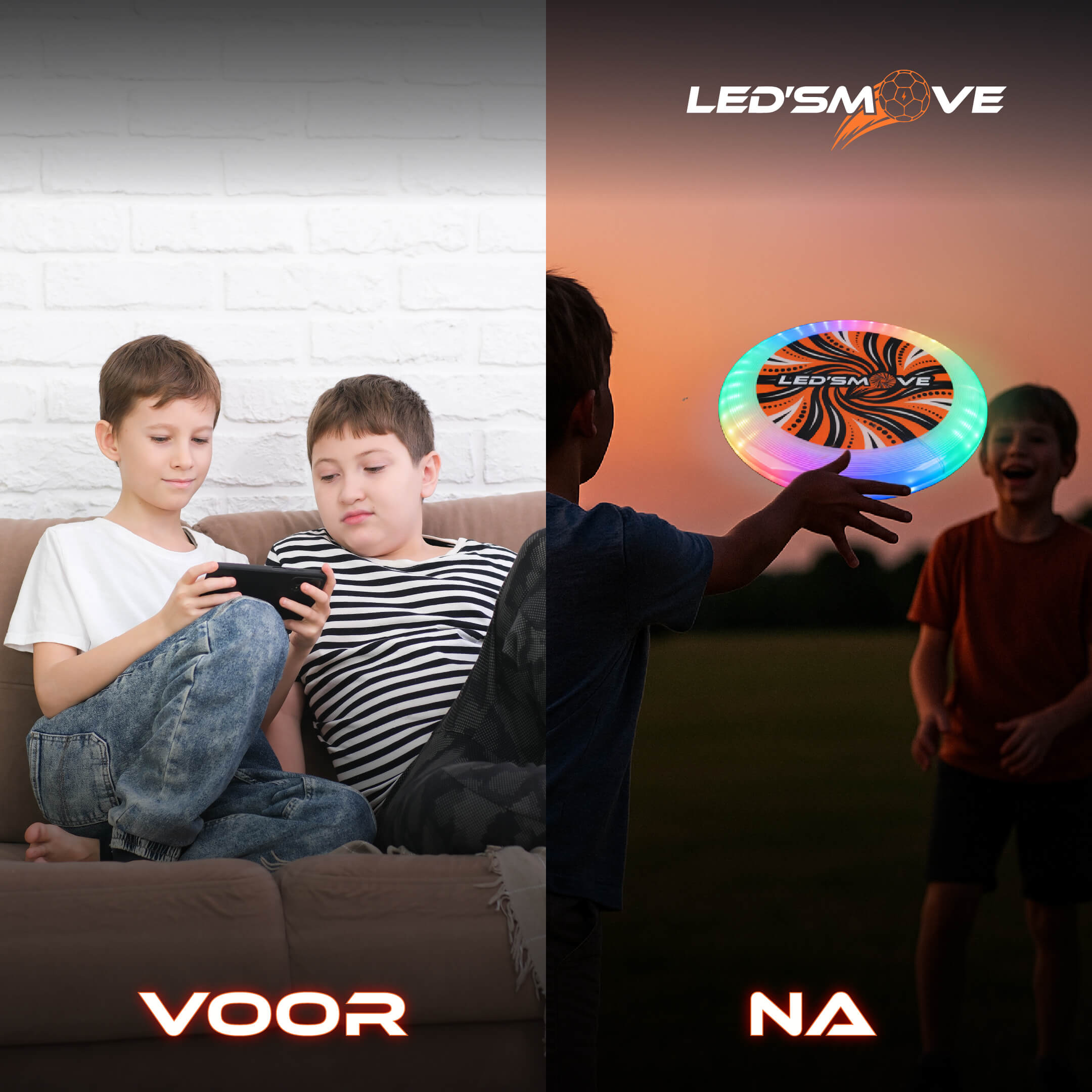 Led Flying Disc LedsMove ™ - LedsMove