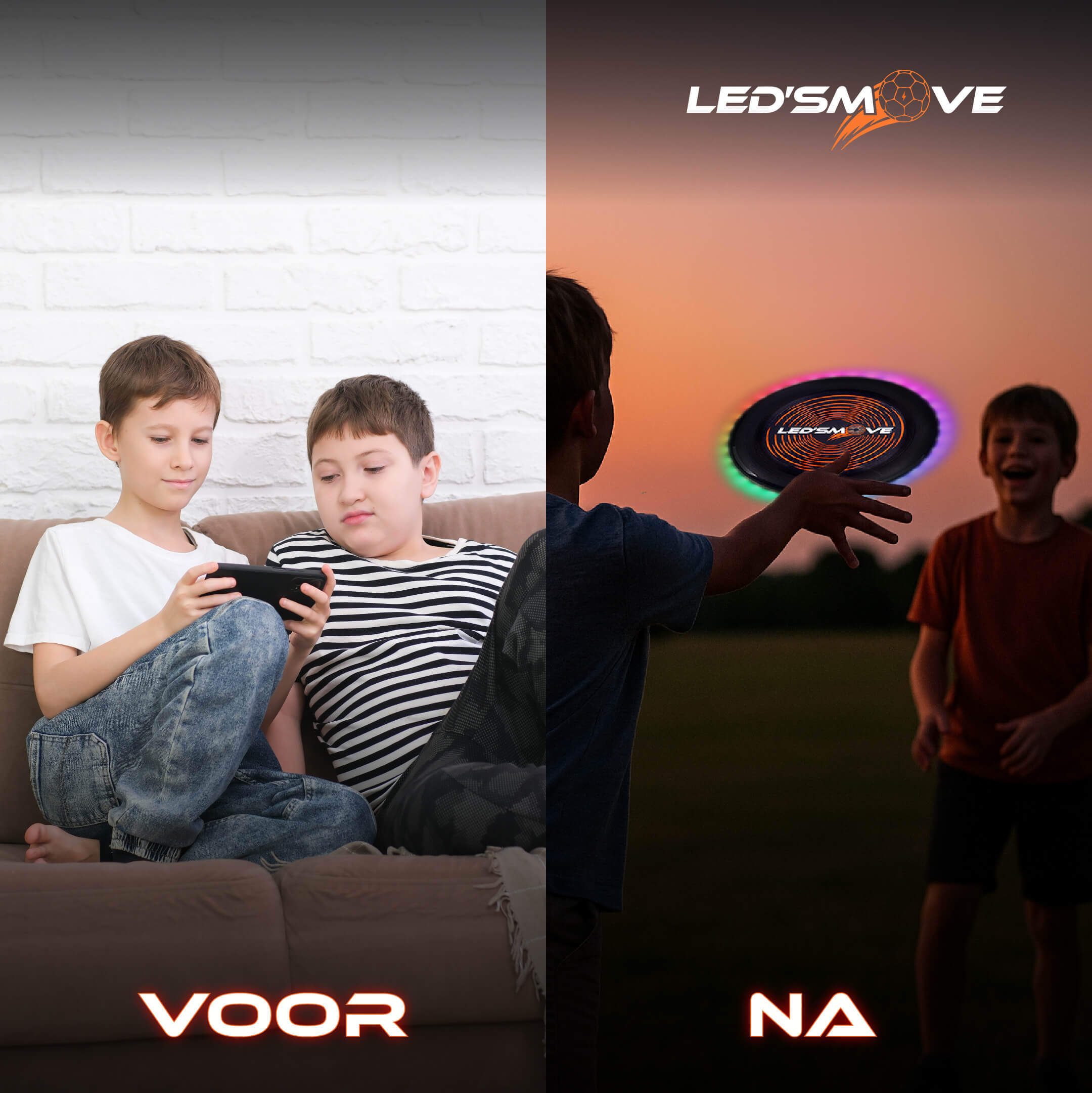 Led Flying Disc LedsMove ™ - LedsMove