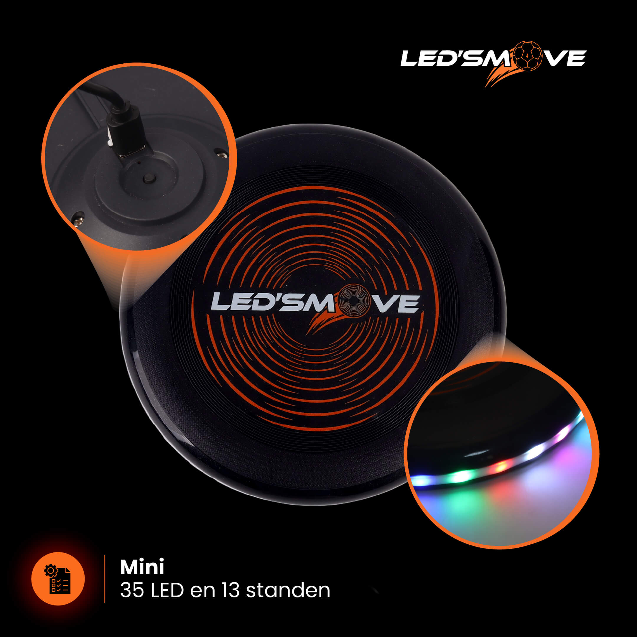 Led Flying Disc LedsMove ™ - LedsMove