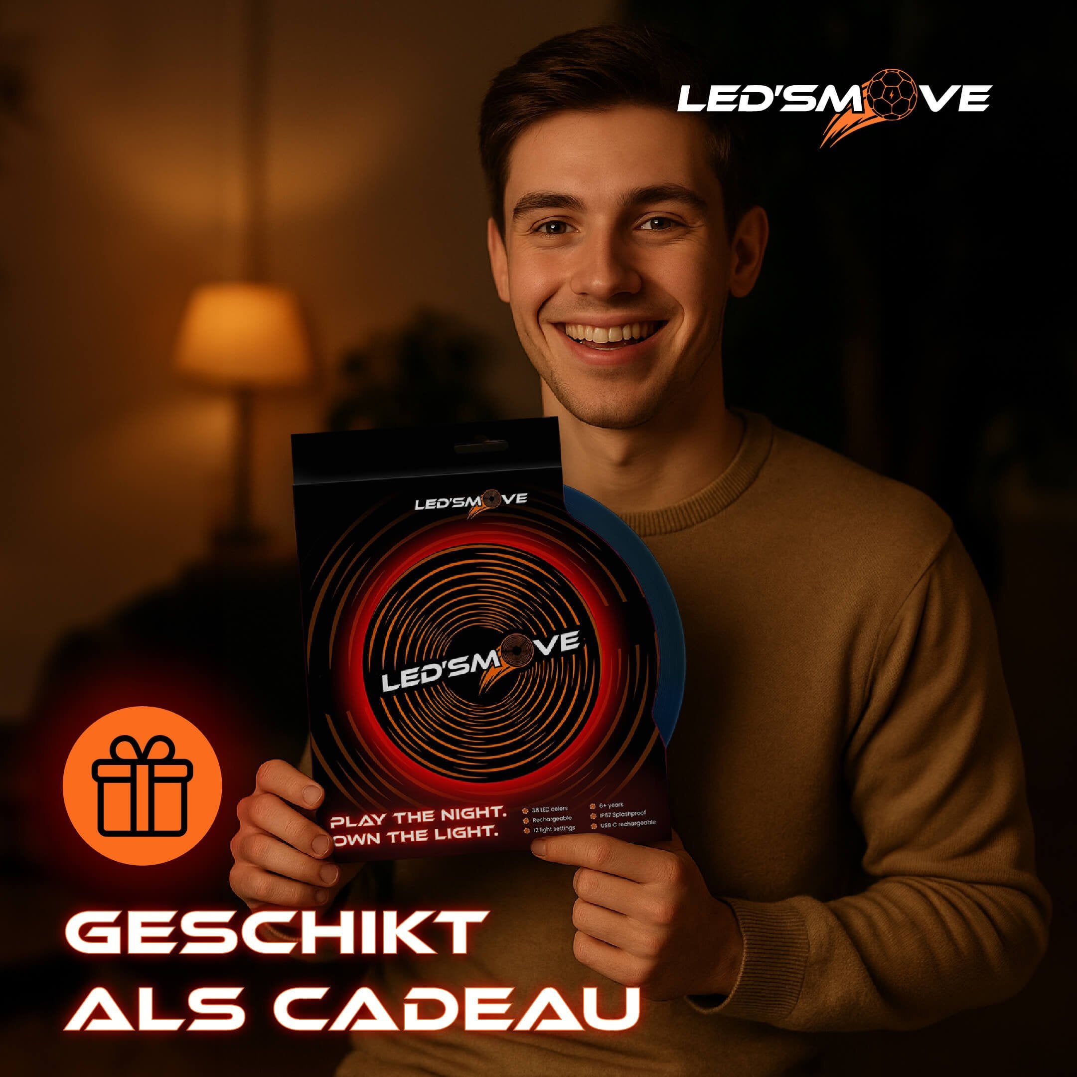 Led Flying Disc LedsMove ™ - LedsMove