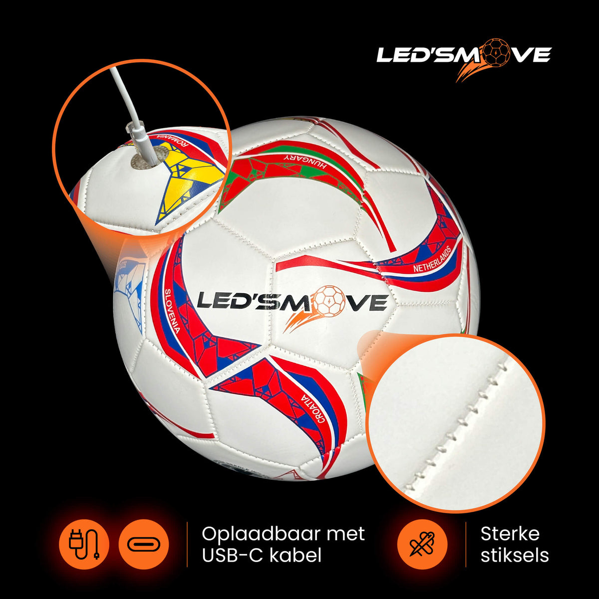 Lichtgevende Voetbal LedsMove ™ - LedsMove