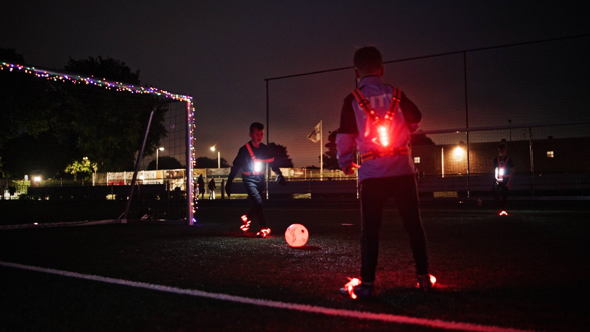 1 Chaleco luminoso de fútbol - Chaleco de fútbol con luz Led - LedsMove